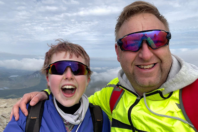 Team Wall climbs Snowdon for Anxious Minds charity