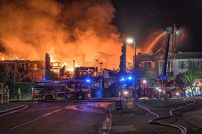 Six companies charged with fire safety offences for blaze which destroyed Cheshire retirement village