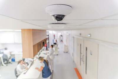 How can security technology help create smart and sustainable hospitals?