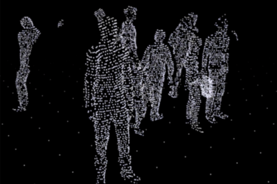 Laser detection challenges camera based analytics for surveillance and people tracking applications