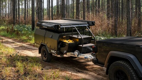 This Compact, Garage-Ready Camper Trailer Has Some Tricks Up Its Sleeve