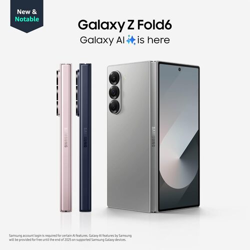 Save $420 on the  the Samsung Galaxy Z Fold 6 AI Cell Phone + $300 Gift Card