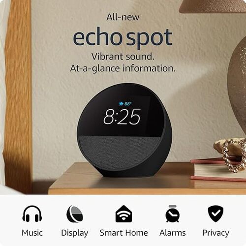 Save 31% on the Amazon Echo Spot (2024 release)