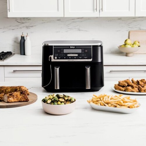 Save $120 on the Ninja - Foodi 6-in-1 10-qt. XL 2-Basket Air Fryer