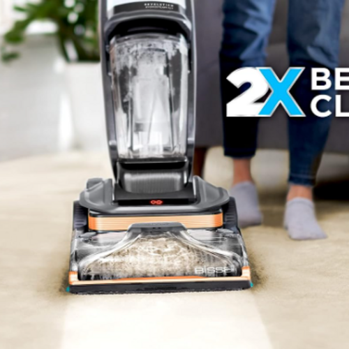 Save $100 on the Bissell Revolution HydroSteam Pet Carpet Cleaner