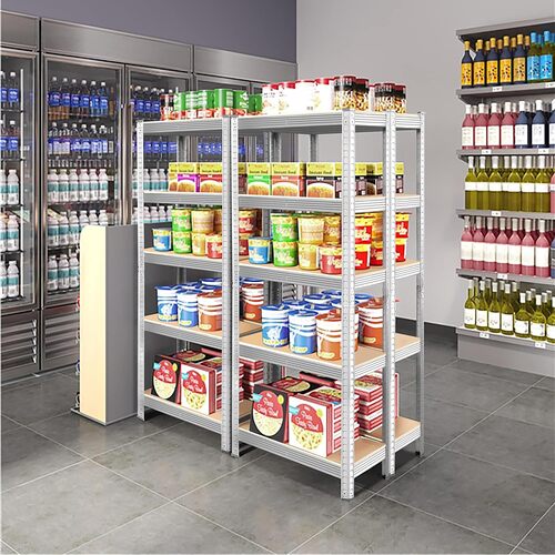 Save 18% on the Topeakmart Garage Shelves 5 Tier Adjustable Metal Shelving Unit