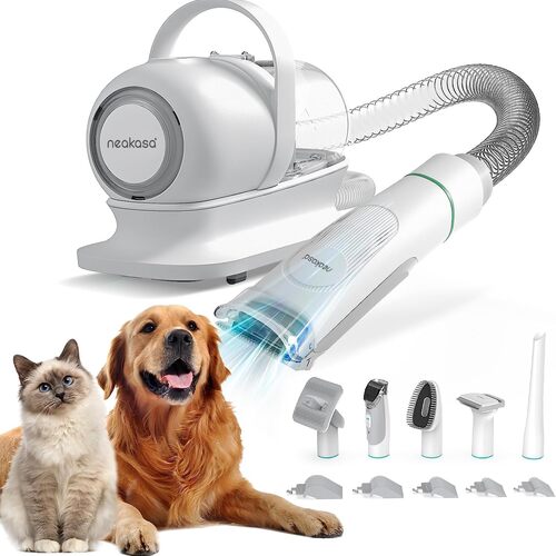 Save 19% on the neabot Neakasa P1 Pro Pet Grooming Kit & Vacuum Suction