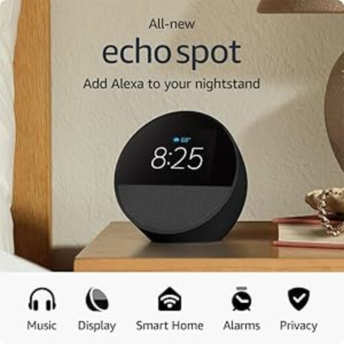 Save 44% on the All-new Amazon Echo Spot (2024 release)