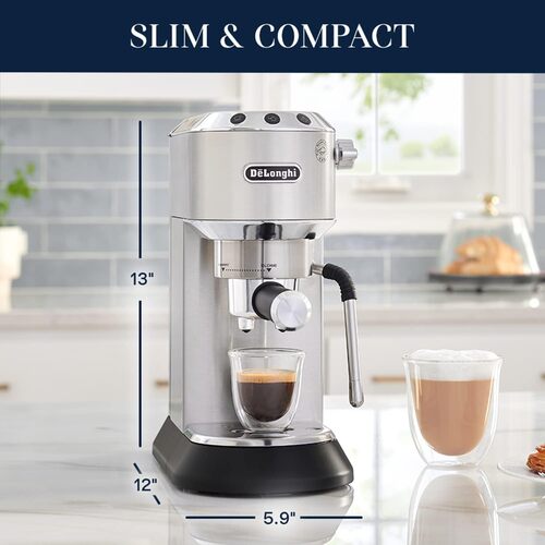 Save $50 on the De'Longhi EC885M Dedica Arte Espresso Machine