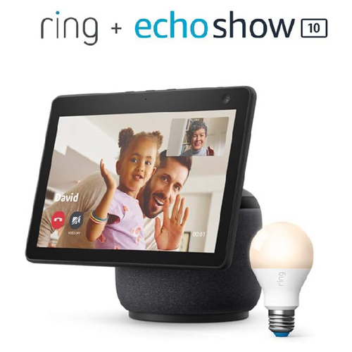 Save $104 on the Echo Show 10 (3rd Gen) with Smart Bulb