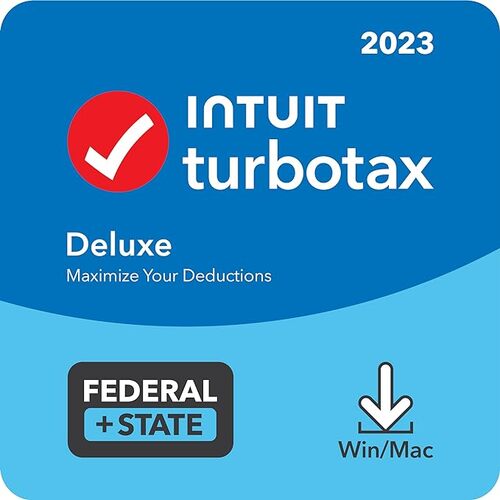 Save 36% on TurboTax Deluxe 2023 Tax Software