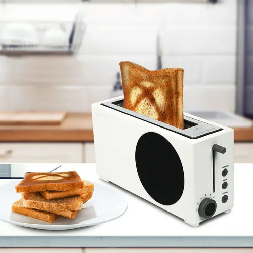 Save $44 on the Xbox Series S Toaster 2 Slice Toaster