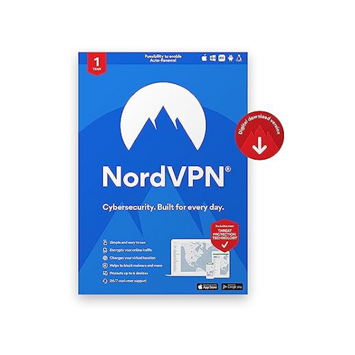 Get the NordVPN Standard 1-Year VPN & Cybersecurity Software Subscription for $32.99