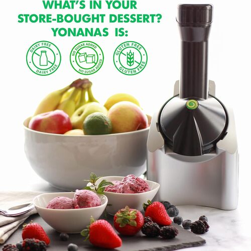 Save 28% on the Yonanas 902 Classic Vegan Dairy-Free Frozen Fruit Soft Serve Maker