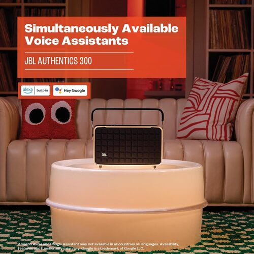 Save $100 on the JBL Authentics 300 Retro Style Wireless Bluetooth/WiFi Home Speaker