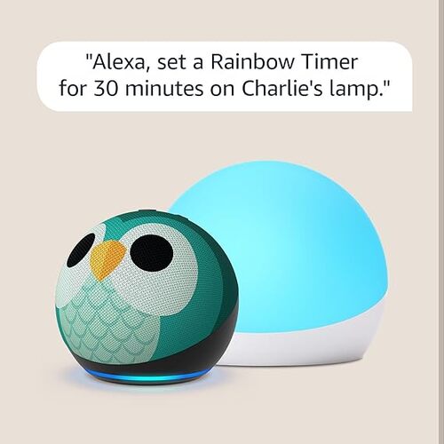 Save 57% on the Echo Dot (5th Gen) Kids Owl with Echo Glow