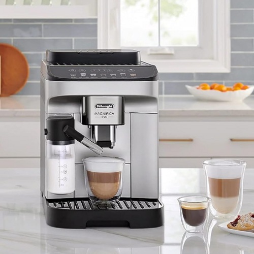 Save $350 on the De'Longhi Magnifica Evo with LatteCrema System Coffee Maker