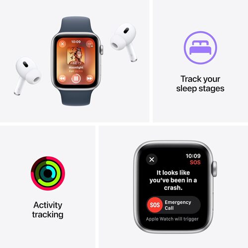 Save $60 on the Apple Watch SE (2nd Gen) [GPS 40mm] Smartwatch