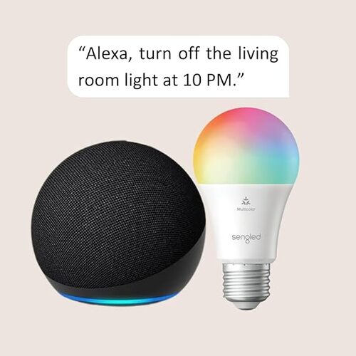 Save 60% on the Echo Dot (5th Gen) with Sengled Smart Color Bulb