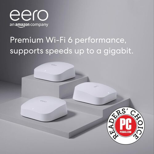 Save $160 on the Amazon eero Pro 6 mesh Wi-Fi 6 system