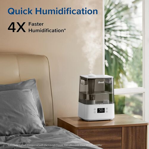 Save 15% on LEVOIT Humidifiers for Bedroom Large Room Home