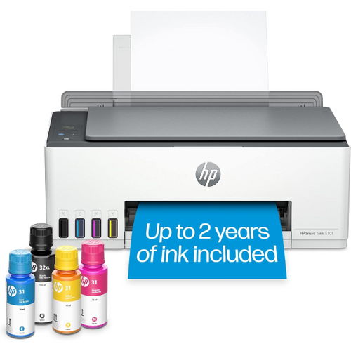 Save 24% on the HP Smart -Tank 5101 Wireless Cartridge-free all in one printer