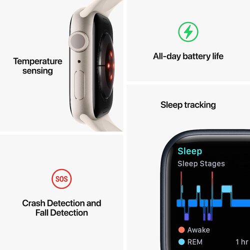 Save 24% on the Apple Watch Series 8 [GPS 45mm] Smart Watch