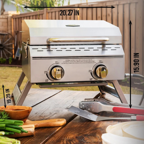 Save $67 on the Expert Grill 2 Burner Tabletop Propane Gas Grill