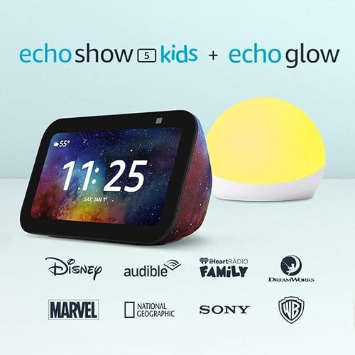 Save $75 on the Echo Show 5 (3rd Gen) Kids with Echo Glow