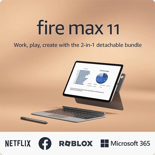 Save $109 on the Amazon Fire Max 11 tablet productivity bundle