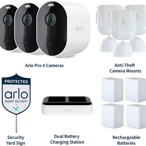 Save $350 on the Arlo Pro 4 Spotlight Camera Security Bundle