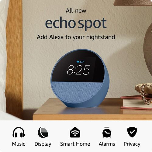 Save 57% on the Echo Spot with TP-Link Tapo Smart Color Bulb