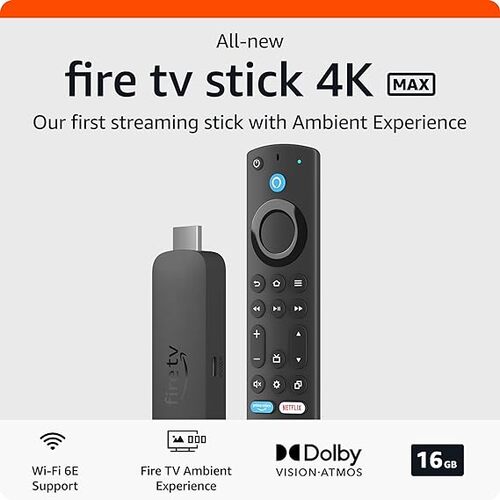 Save 25% on the All-new Amazon Fire TV Stick 4K Max streaming device