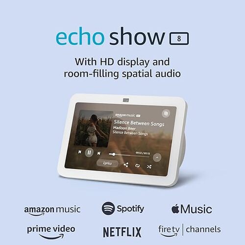 Save 30% on the Amazon Echo Show 8 (3rd Gen, 2023 release)