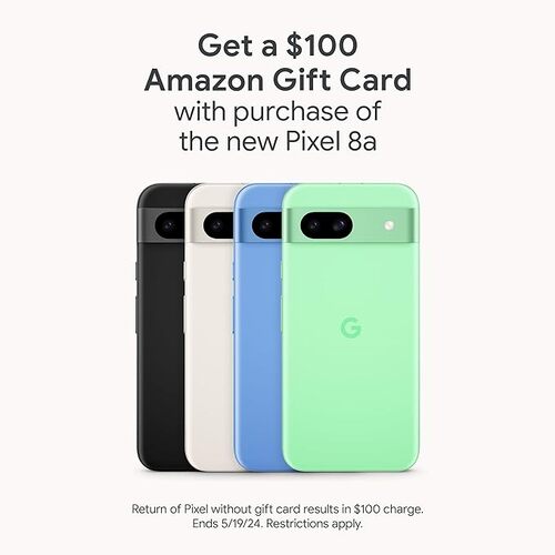 Save $100 on the Google Pixel 8a