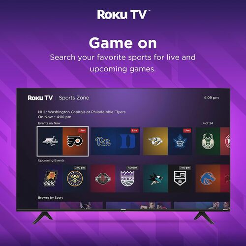 Save $400 on the Hisense 65-Inch Class R6 Series 4K UHD Smart Roku TV