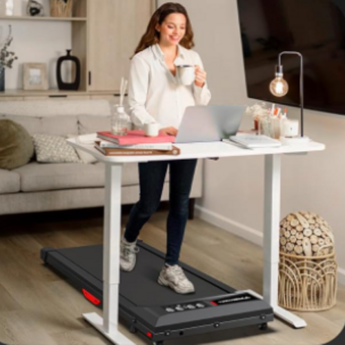 Save 43% on the Folding Incline Treadmills Under Desk Walking Pad