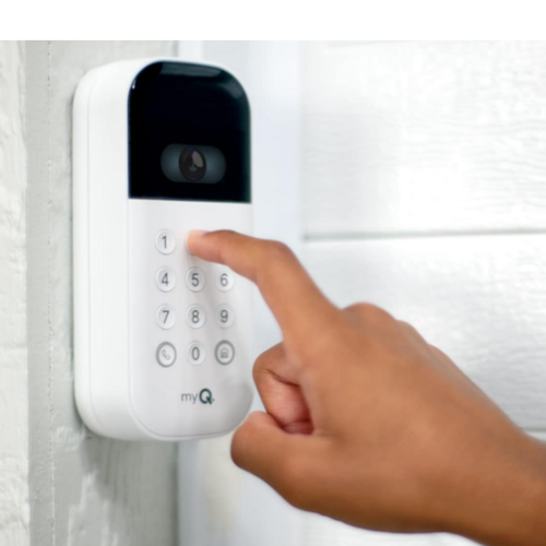 Save 42% on the myQ Smart Garage Door Video Keypad with Wide-Angle Camera