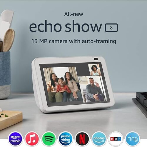 Save 22% on a Certified Refurbished Echo Show 8 (2nd Gen, 2021 release)