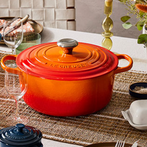 Get a free Utensil Crock with $250 purchase at Le Creuset