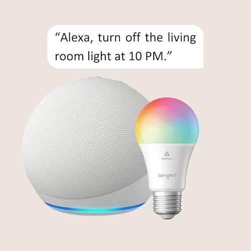 Save $55 on the Echo (4th Gen) with Sengled Smart Color Bulb