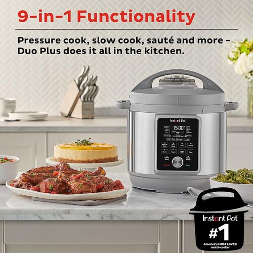 Save 29% on the Instant Pot Duo Plus 9-in-1 Electric Pressure Cooker