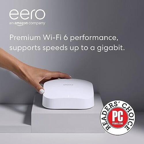 Save 50% on the Amazon eero Pro 6 mesh Wi-Fi 6 router