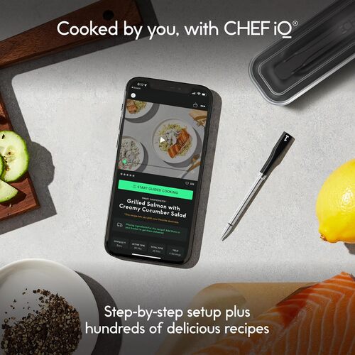 Sae 38% on the CHEF iQ Smart Wireless Meat Thermometer with Ultra-Thin Probe