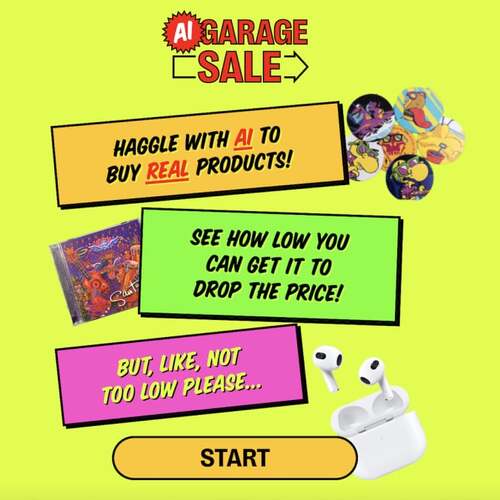 I successfully haggled with an AI garage sale by empowering it