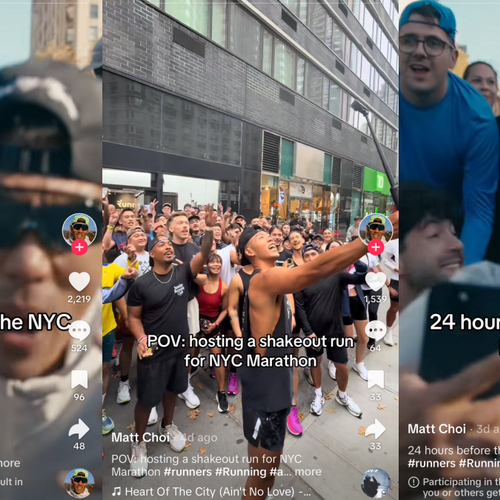 An influencer was disqualified from the NYC Marathon for bringing a filming crew onto the course