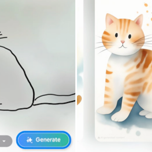 I tried to make Samsung's Sketch to Image AI tool show me boobs