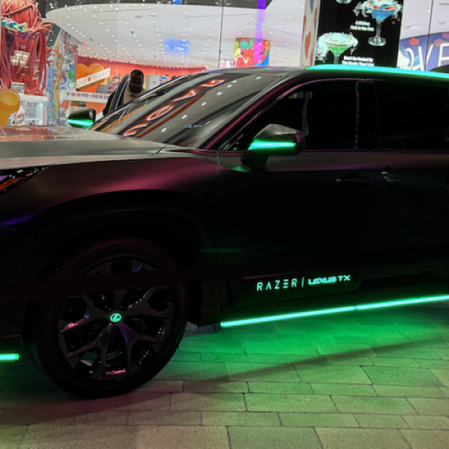 Razer and Lexus teamed up to create a LAN party on wheels