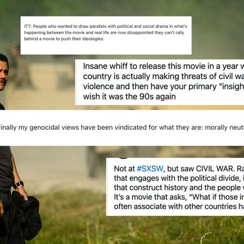 A24's 'Civil War' isn't out yet, but the internet is already going to war over it