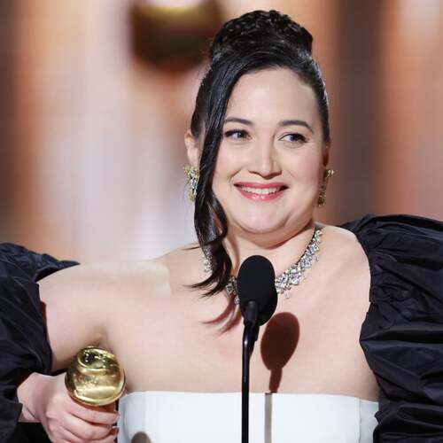 Watch Lily Gladstone's powerful speech for historic Golden Globes win